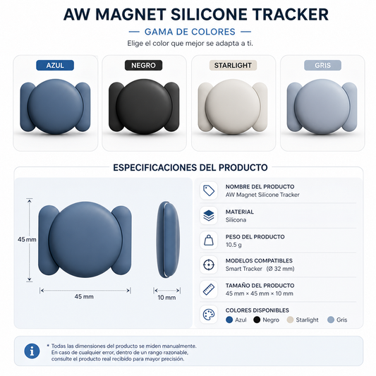Localizador Inteligente MagTrack™ compatible con Apple y Android (Google Find My)