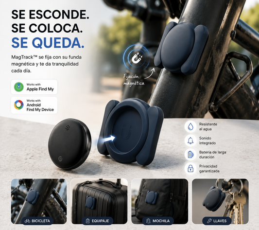 Localizador Inteligente MagTrack™ compatible con Apple y Android (Google Find My)