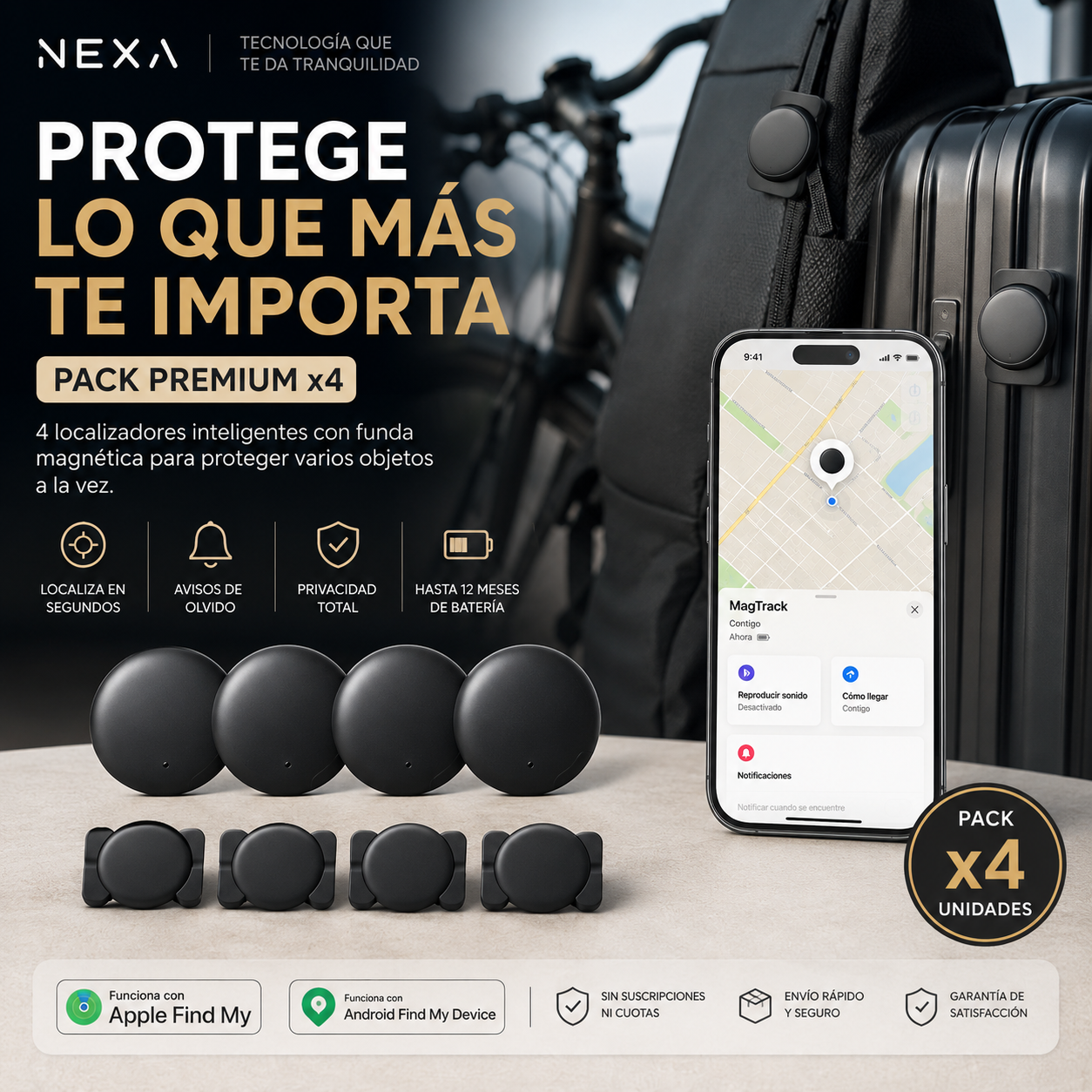 🚀 MagTrack™ Pack Premium x4